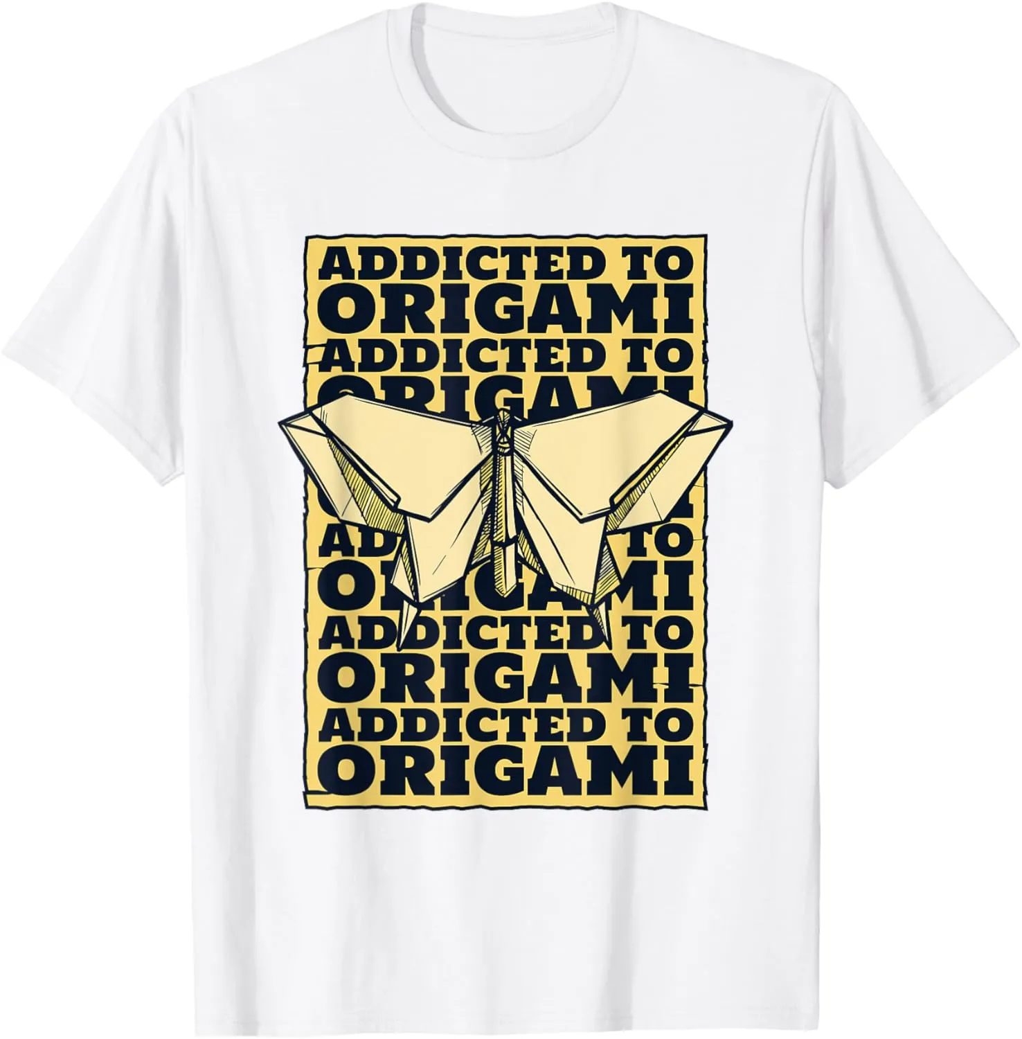 Addicted To Origami Owl Paper Crane Folding Master Origami T-Shirt