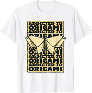 Addicted To Origami Owl Paper Crane Folding Master Origami T-Shirt