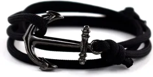 Adjustable Anchor Bracelet - Made in USA with 550 Military Paracord - 15% Donated to Marine Wildlife Conservation