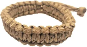 Adjustable Paracord Survival Bracelet Tom Hardy DESERT CAMO