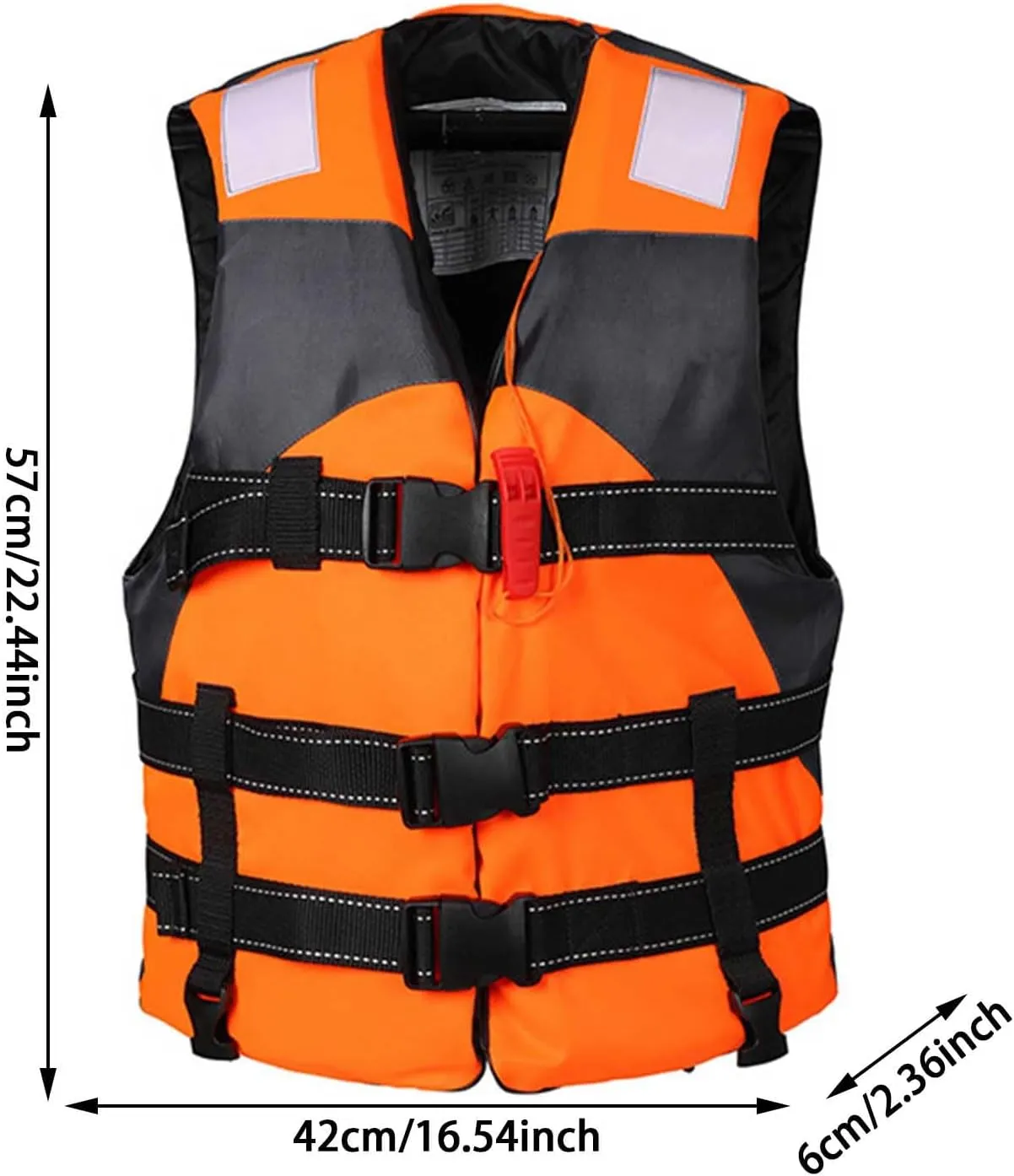 Adult Kayak Vest, High Buoyancy Swim Vest, Women's Men's Adjustable Safety Jacket Swimming, Fishing Outdoor Water Sports, Kayaking, Rafting