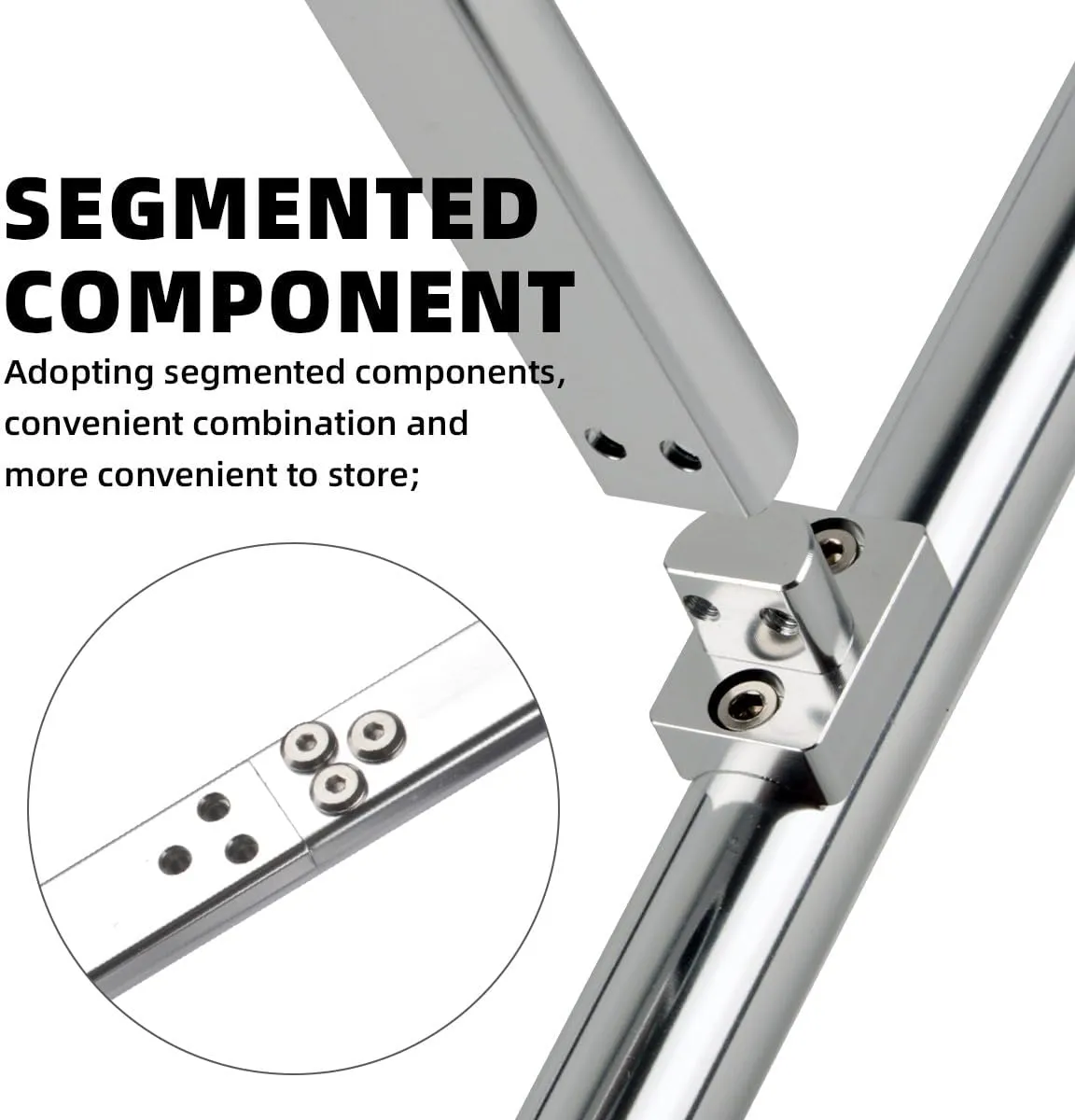 Airplane Display Stand 106×51×35cm Multi-Function Bracket for RC Model (Bule)