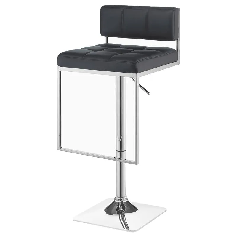 Alameda Adjustable Bar Stool Chrome and Grey - 100195