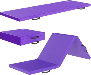 All Purpose Extra Thick High Density Anti Tear Gymnastics Gym Folding Exercise Aerobics Mats, Multiple Sizes and Colors Available
