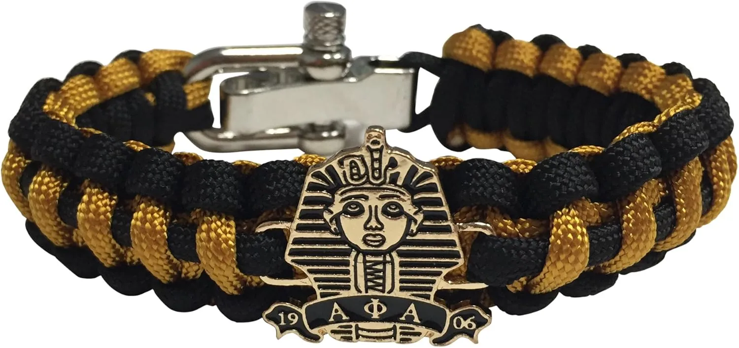 Alpha Phi Alpha Paracord Bracelet - Adjustable Size