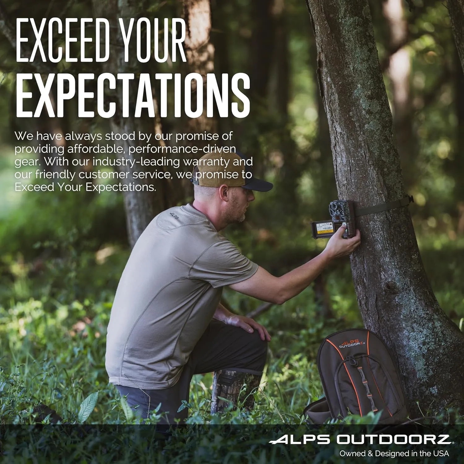 ALPS OutdoorZ Tri-Leg Stool - Coyote Brown, New