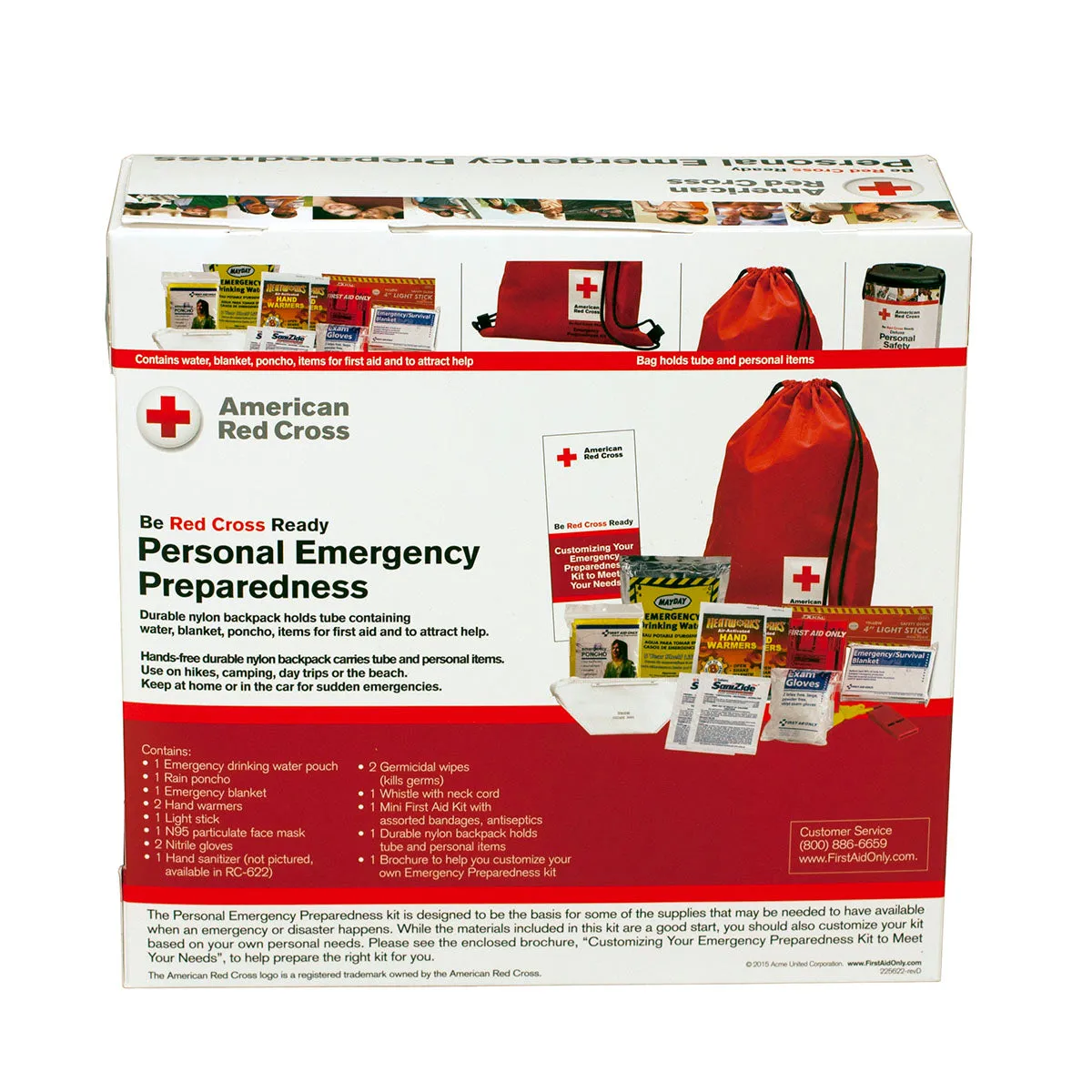 American Red Cross Deluxe Personal Safety Emergency Pack