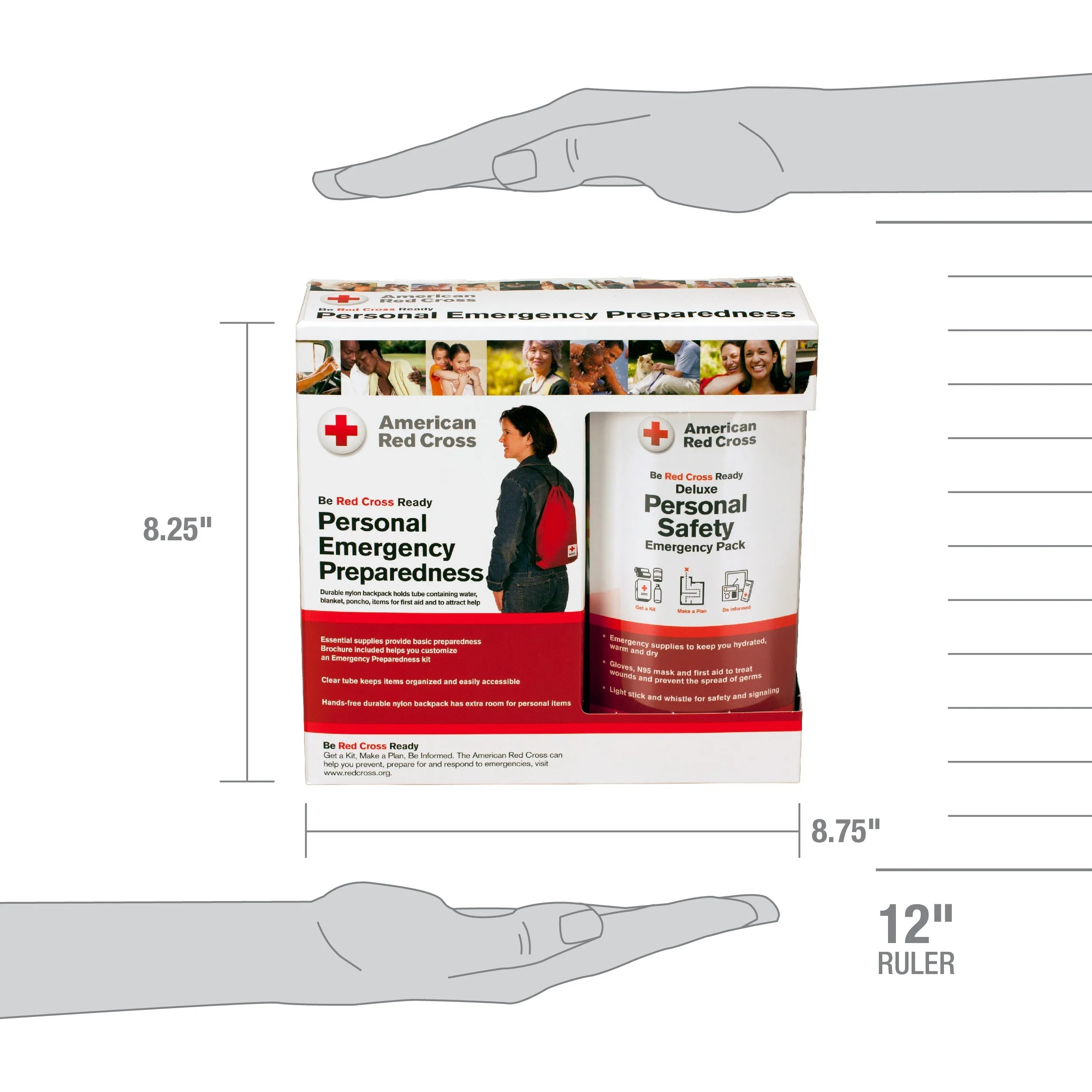 American Red Cross Deluxe Personal Safety Emergency Pack