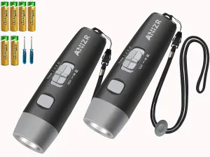 ANIZR Electronic Whistles with Lanyard,Adjustable 3 Tone & 3 High Volume Hand Emergency Whistle Basketball Referee Whistle for Coach,Teacher,Police,Outdoor Camping Boating Hiking(with Battery)
