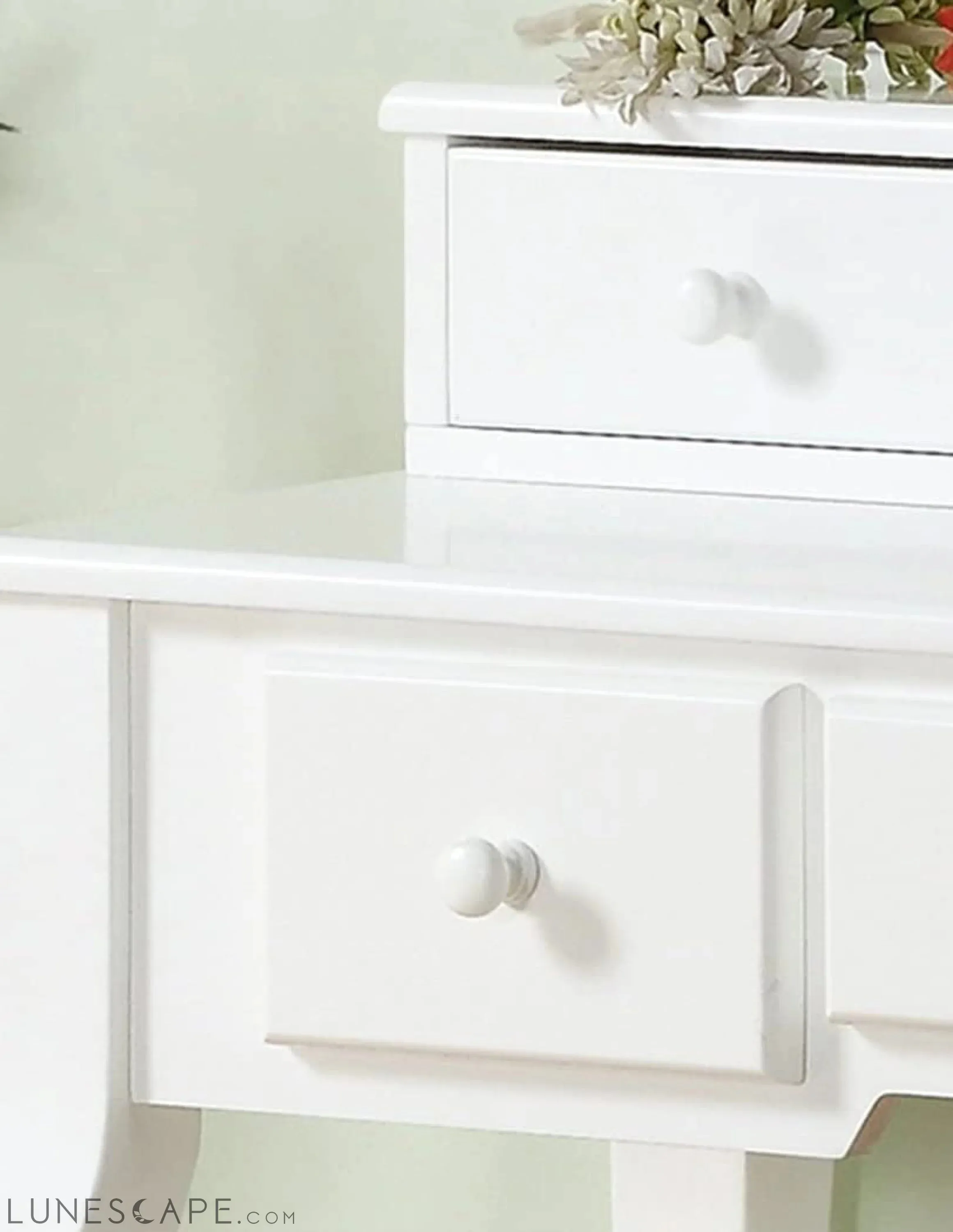 Ashley Wood Make-Up Vanity Table and Stool Set