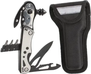 Auto Emergency Escape Hammer Multipurpose Tool Kit, Portable & Heavy Duty, Light Weight & Durable Pocket Multi Tool Kit, Suitable as Camping Multitool, Emergency Pocket Tools
