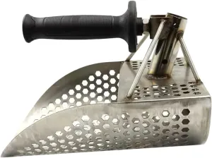 Beach Treasure Hunting Metal Detecting Tool Stainless Steel Scoop and Sifter Shovel