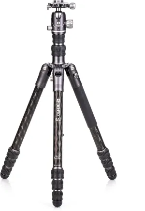 Benro Bat Carbon Fiber Two Series 4-Leg Section Travel Tripod/Monopod with VX25 Ballhead