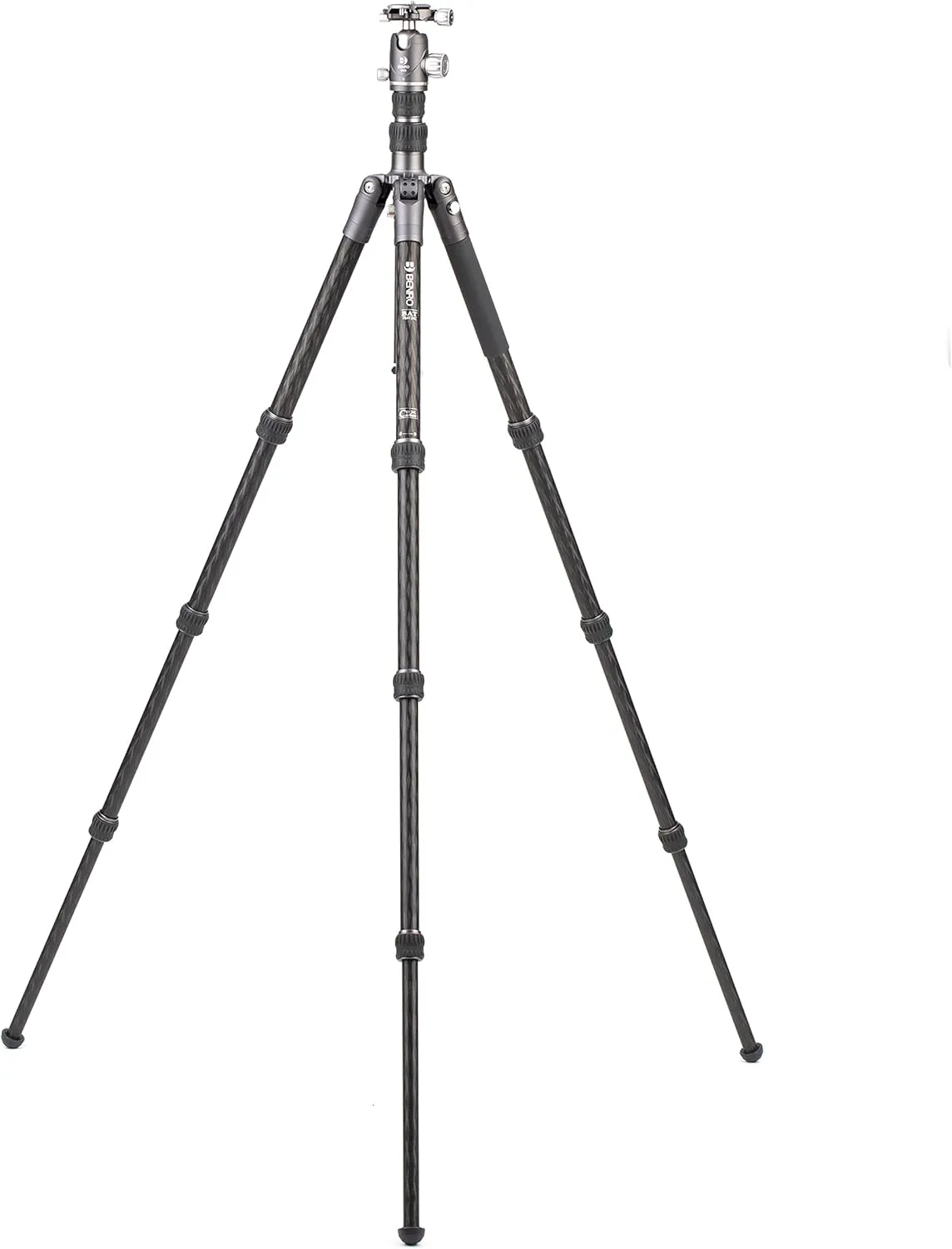Benro Bat Carbon Fiber Two Series 4-Leg Section Travel Tripod/Monopod with VX25 Ballhead