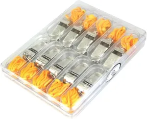 BESPORTBLE 10pcs Referee Whistle Set with Two Metal Whistles Durable Design Loud Emergency Sound for Football and Soccer Matches Lightweight and Easy to Carry
