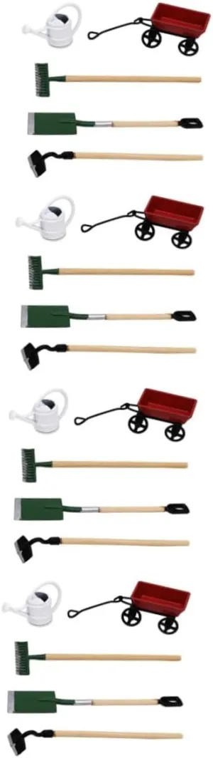BESPORTBLE 5 Sets Scale Dollhouse Accessory Realistic Garden Decor for Creative Fairy Garden Kit for Micro Landscape DIY Projects