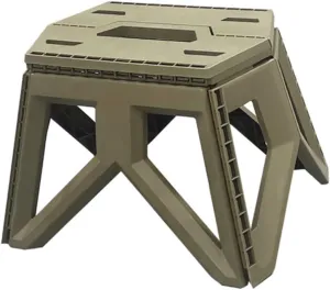 BESPORTBLE Outdoor Portable Folding Stool for Camping and Fishing Compact Lightweight Plastic Chair for Travel Hiking and Backyard Use