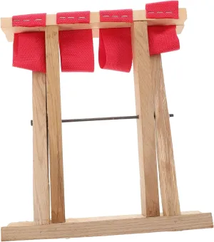BESPORTBLE Wooden Folding Stool Outdoor Camping Bench Portable Folding Chair Angler Sitting Stool Compact Bench for Outdoor Activities