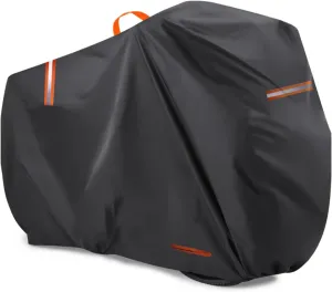 Bike Cover for Giant Contender 1, 420D Bike Outdoor Storage Cover Windproof Bicycle Covers with Lock Holes Bikes Tarp All Weather Durable Bicycle Cover