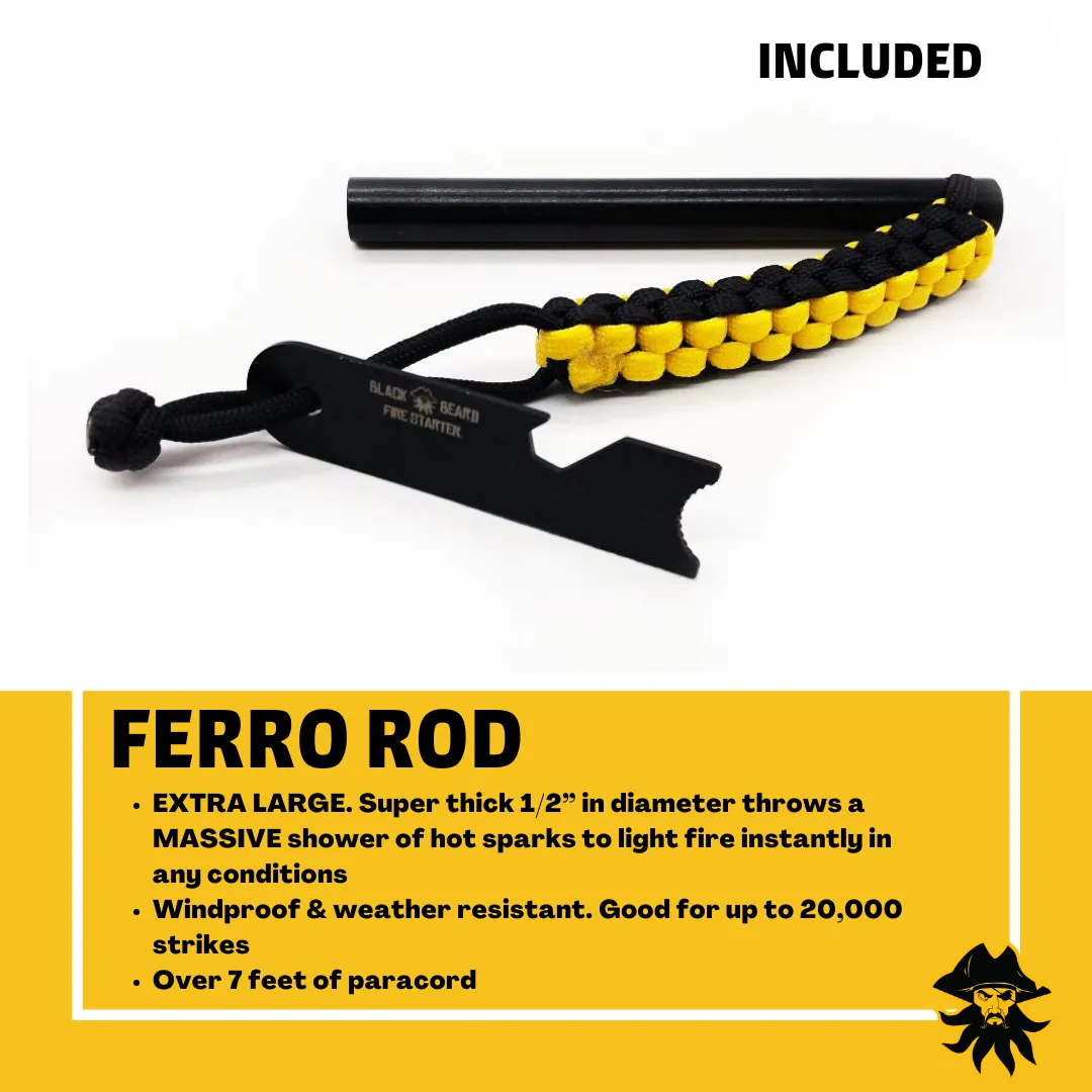 Black Beard Fire Starters - The Captain's Loot