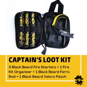 Black Beard Fire Starters - The Captain's Loot