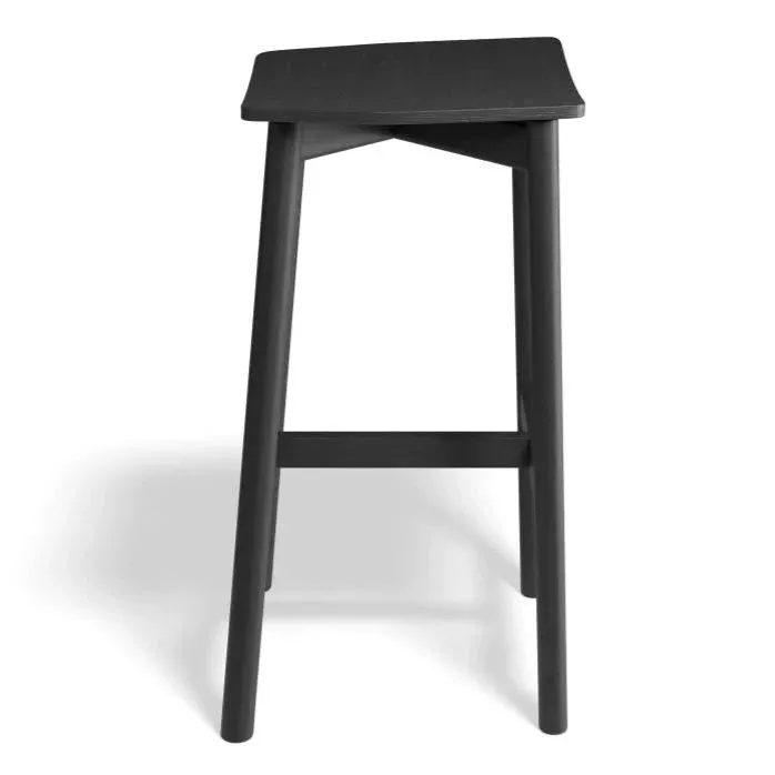 Black Mahogany Backless High Stool (Available in 2 Sizes)