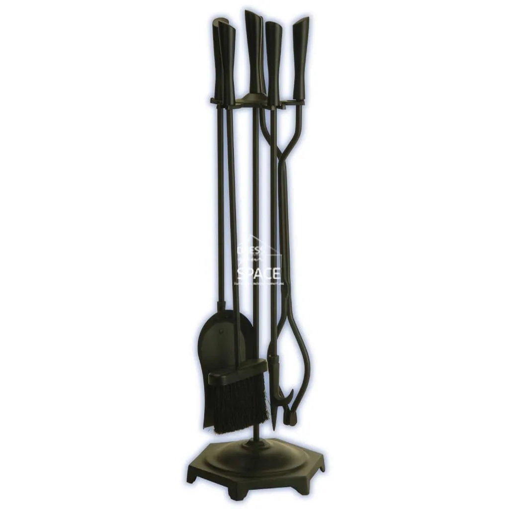 Bob Meeks 4P   Stand Fireplace Tool Set
