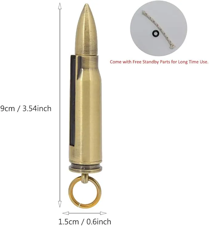 BOLLAER Matchstick Fire Starter, Fire Starter Flint Match Lighter Keychain Outdoor Camping Emergency Survival Gear, Best Gift for Outdoor Sports Enthusiasts