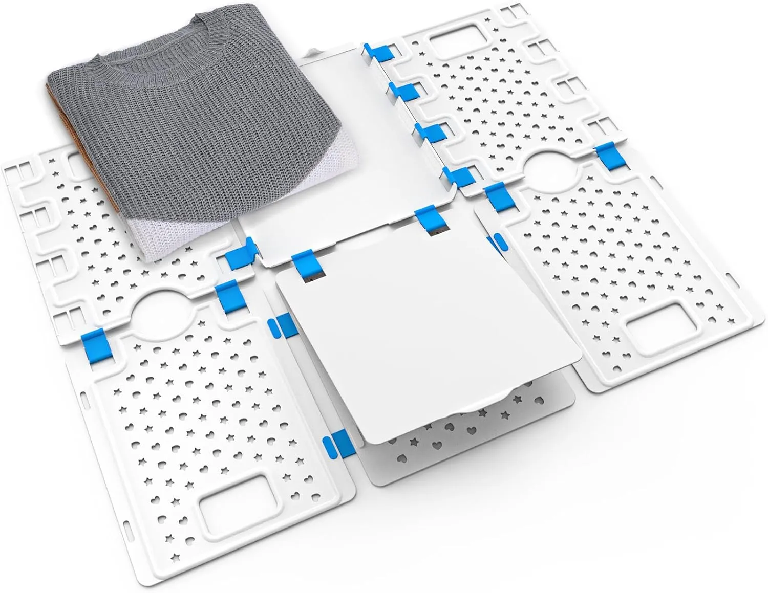 BoxLegend Shirt Folder Board Enlarged Version,Tshirt Organizer for Easy Use ,Laundry Folding Board for Sweaters, Hoodies, and thick Clothing