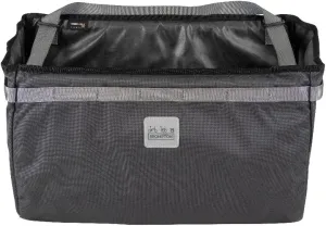 Brompton Borough Basket Bag | Gray | Large Folding Bike Bag with Shoulder Strap