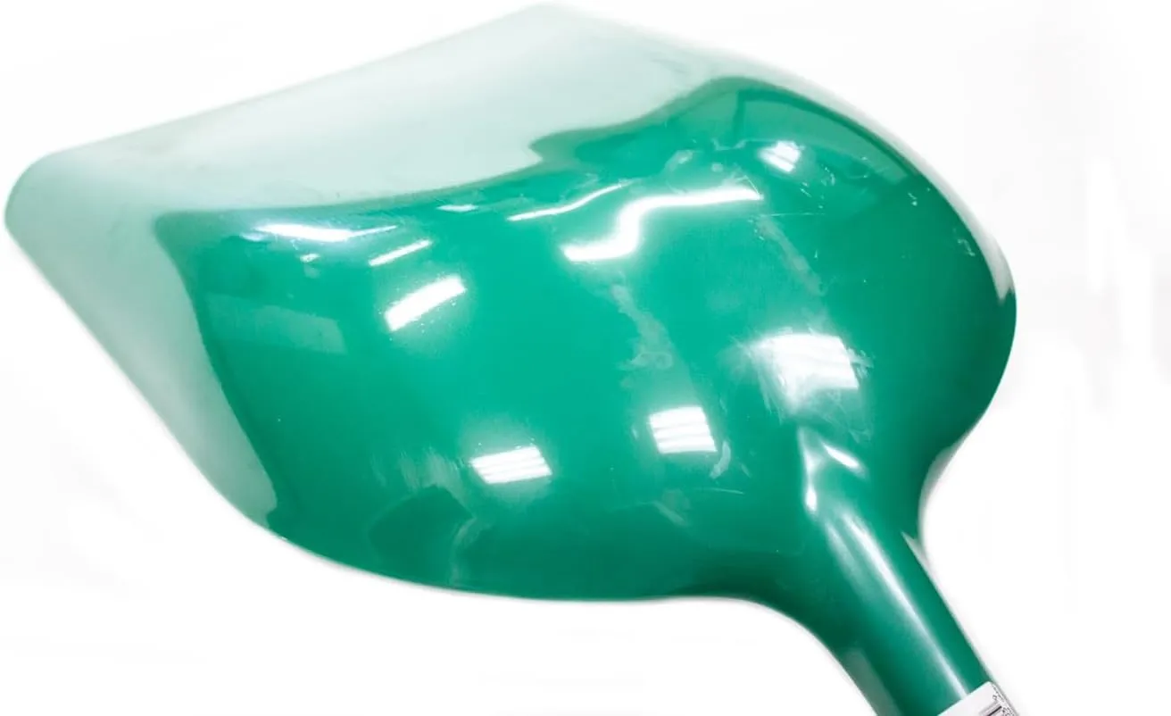Bully Tools 42-Inch One-Piece Poly Scoop/Shovel for Snow Mulch Cleaning (Green)