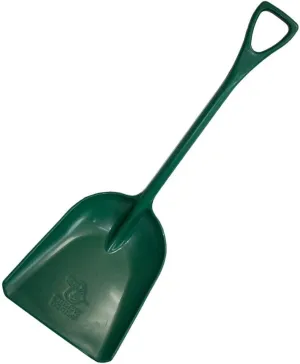 Bully Tools 42-Inch One-Piece Poly Scoop/Shovel for Snow Mulch Cleaning (Green)