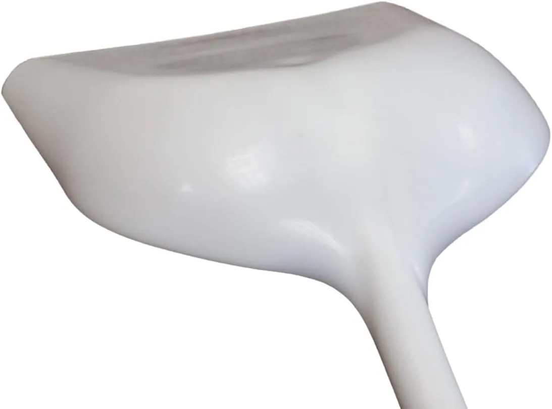 Bully Tools 42-Inch One-Piece Poly Scoop/Shovel for Snow Mulch Cleaning (White)