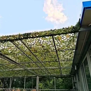 Camouflage Net Awnings Camouflage Net, Sunscreen Camo Netting Outdoor Camping Sun Shelter Car Cover Decoration Spring Hunting Net Lightweight Durable for Blind Sunshade Shooting Party