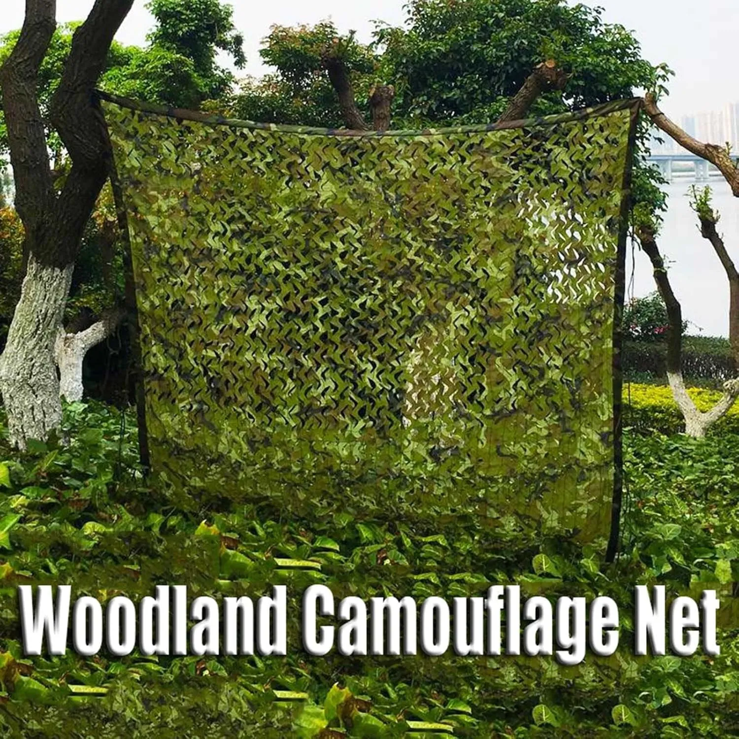 Camouflage Netting,Camo Tarp,Camo Netting,Military Party Decorations,Army Sunshade Mesh,Lightweight Durable,for Hunting,Camping,Car Cover and Outdoor,3x3m(10 * 10ft)