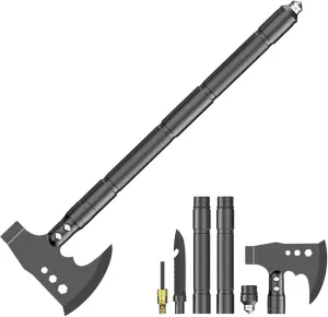 Camping Axe Folding Portable Survival et Multi- with Hammer for Camping Hiking