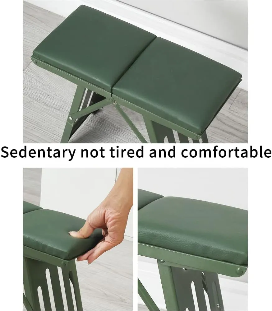 Camping Folding Stool, Portable Lightweight Foldable Small Folding Camping Chair,Outdoor Camp Stools for Travel, Hiking, BBQ, Fishing, Garden, Beach