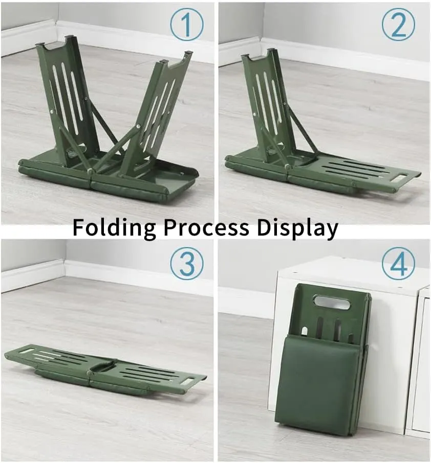 Camping Folding Stool, Portable Lightweight Foldable Small Folding Camping Chair,Outdoor Camp Stools for Travel, Hiking, BBQ, Fishing, Garden, Beach