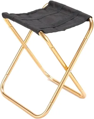 Camping Folding Stools Camping Stool Aluminum Alloy Lightweight Camping Chair Compact Lightweight Stool Seat for Outdoor Travel Hiking BBQ Fishing