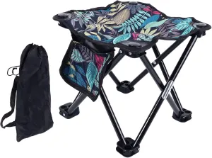 Camping Stool,Camping Folding Stool Portable Stool with Carrying Bag for Outdoor Gardening, Fishing, Hiking