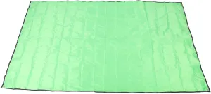 Camping Tent Tarp, Sunshade and Sand Proof Tent Footprint, Beach Mat with Storage Bag, for Camping, Hiking and Survival Gear, 86.6 x 70.9in (Grass Green)