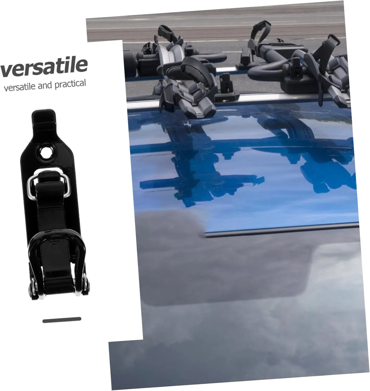 Car Metal Shovel Holder Clamp Roof Rack Shovel Mount Stand Wall Tool Fixing Clamp