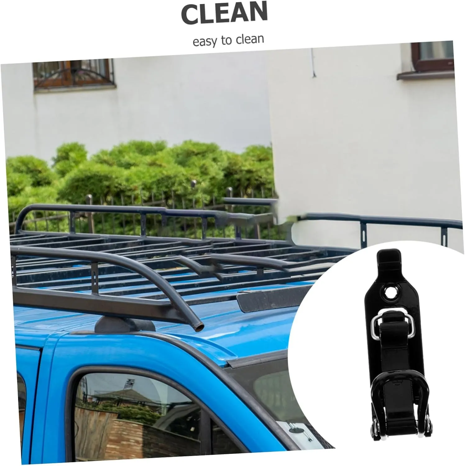 Car Metal Shovel Holder Clamp Roof Rack Shovel Mount Stand Wall Tool Fixing Clamp