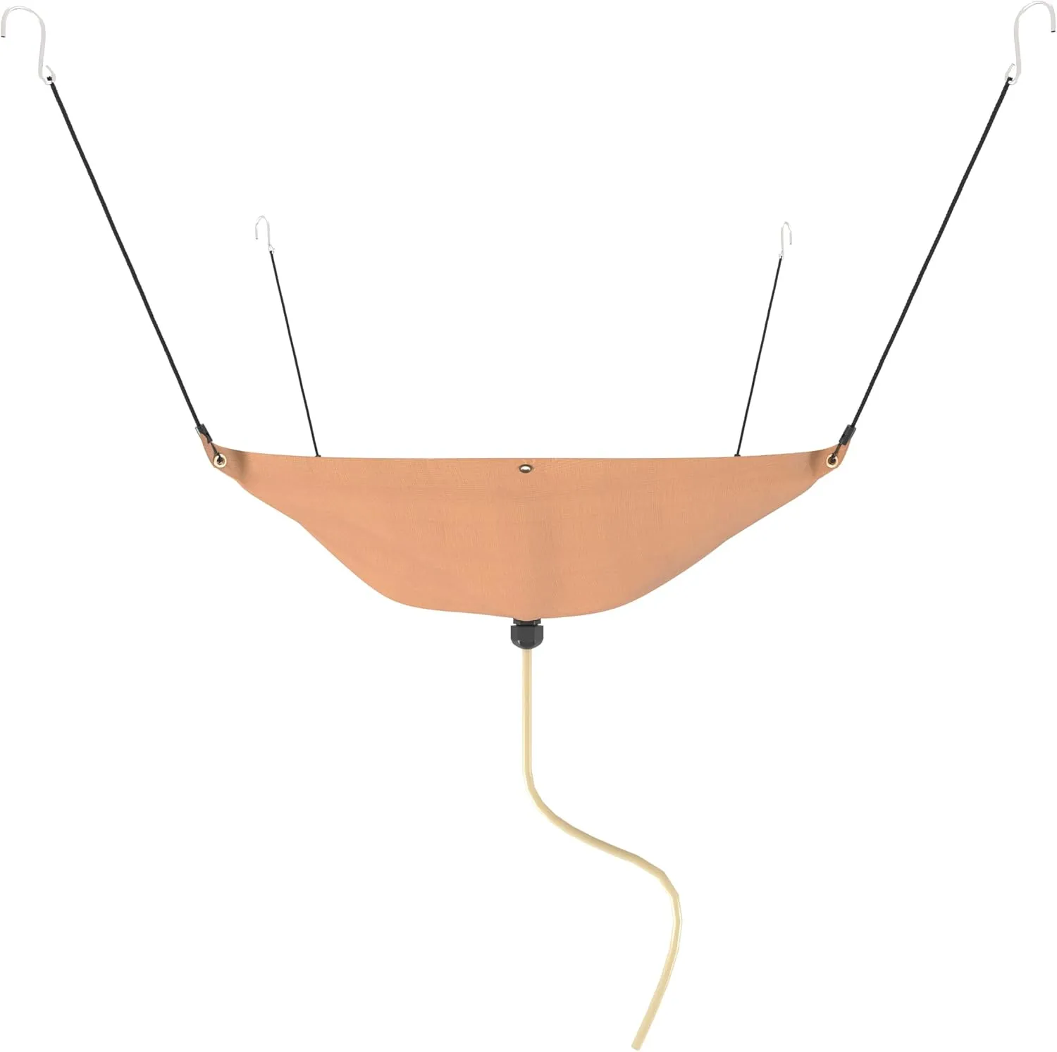 Ceiling Leak Diverter, Heavy Duty 420D Oxford Fabric Roof Ceiling Leak Drip Diverter Tarp with 10ft Drain Hose, Khaki, 10' x 10'
