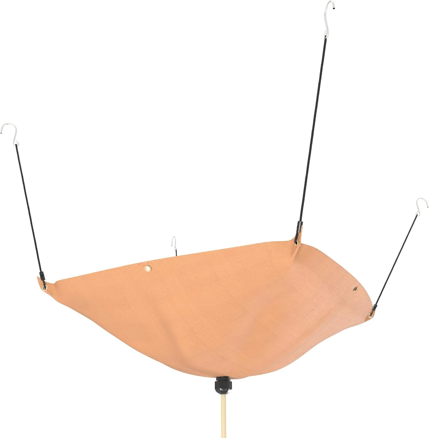 Ceiling Leak Diverter, Heavy Duty 420D Oxford Fabric Roof Ceiling Leak Drip Diverter Tarp with 10ft Drain Hose, Khaki, 10' x 10'