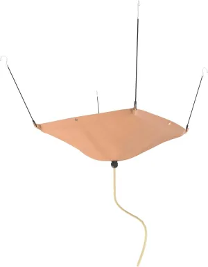 Ceiling Leak Diverter Heavy Duty Roof Ceiling Leak Diverter Tarp with Dranage Pipe Rain Drain Diverter (Khaki) (3' x 3')