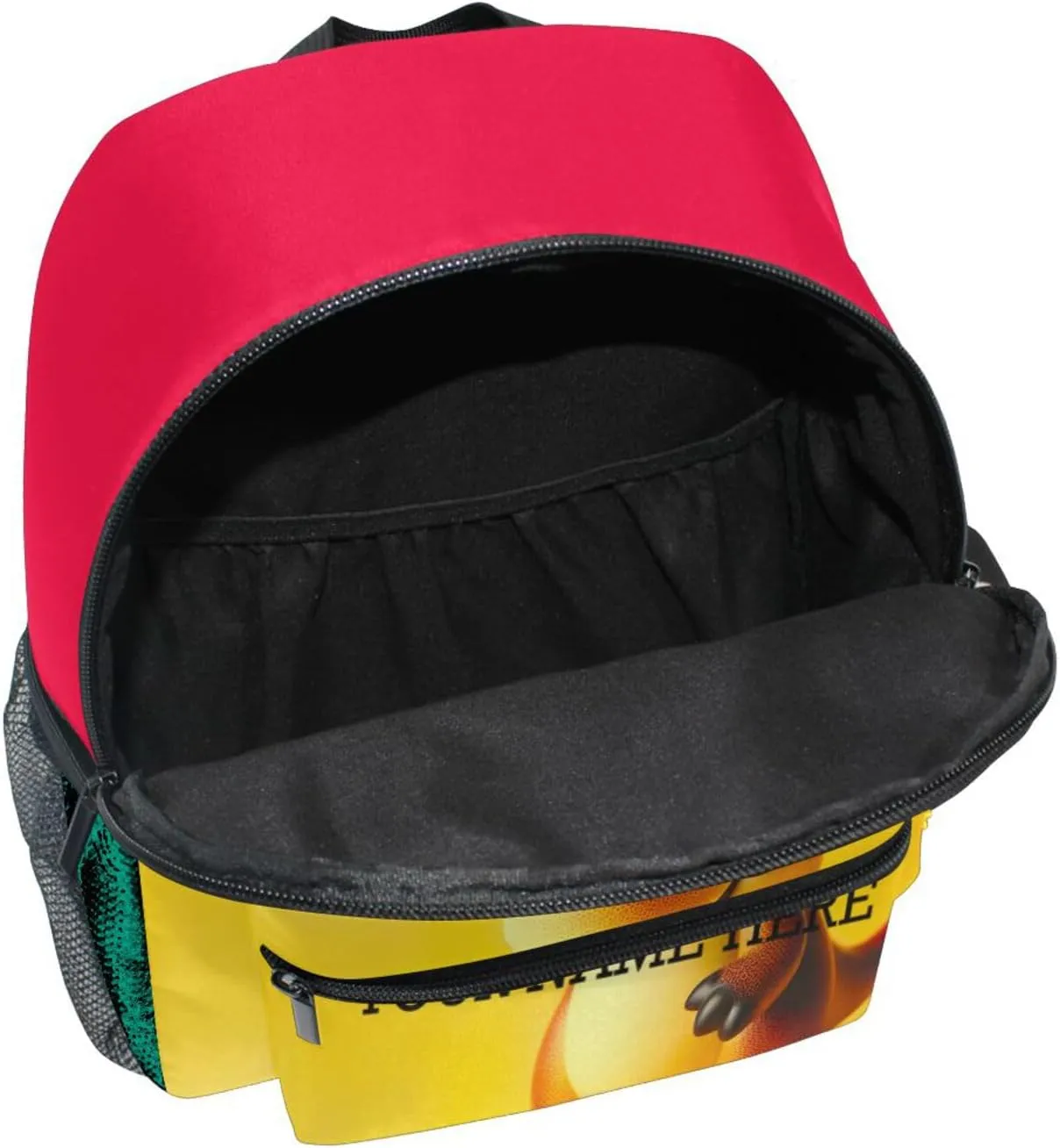 CHIFIGNO Customized Backpack with Name Cute Dinosaur Toddler Backpack for Boys Girls Children Age 4-8 With Chest Clip