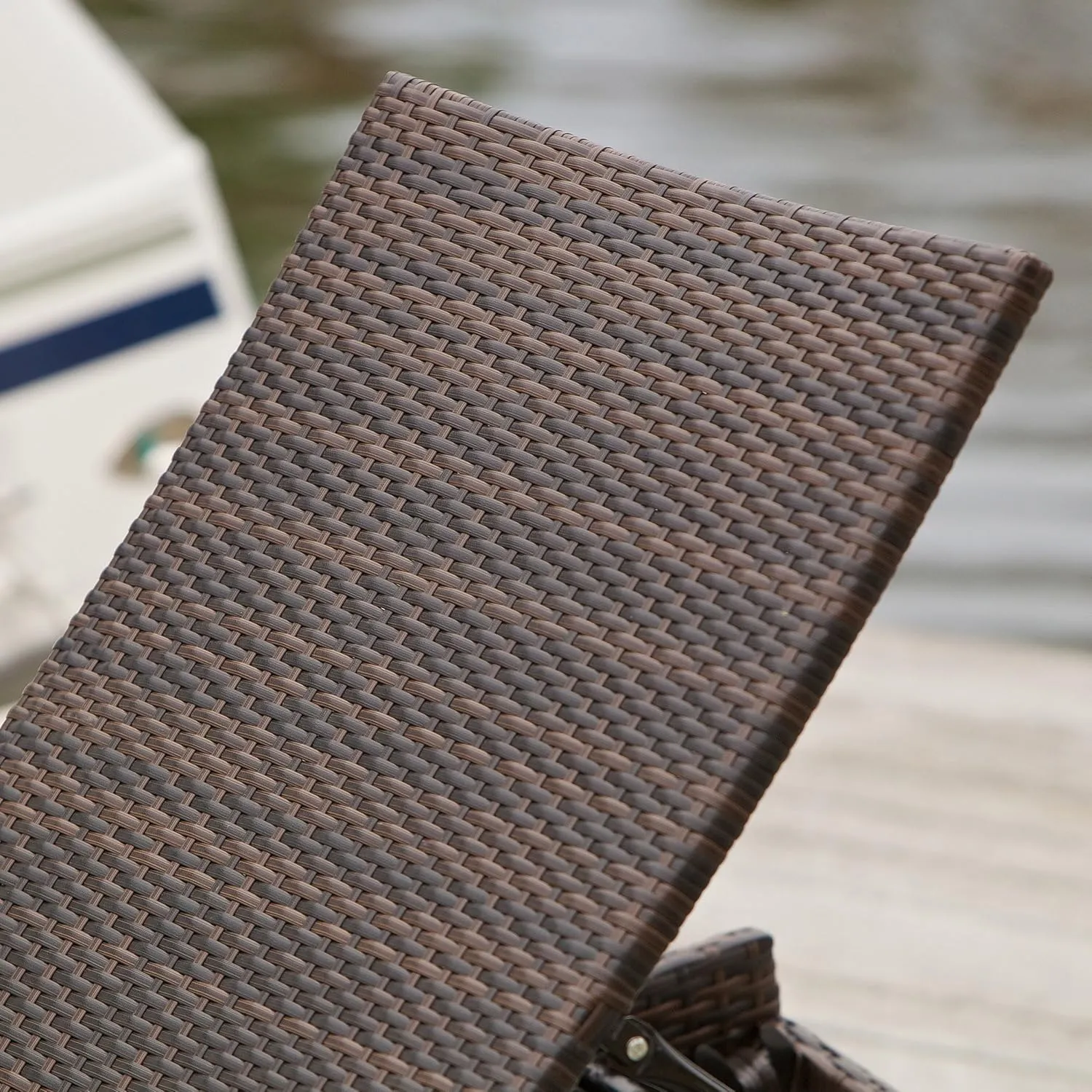 Christopher Knight Home Salem Outdoor Wicker Adjustable Chaise Lounge, Multibrown