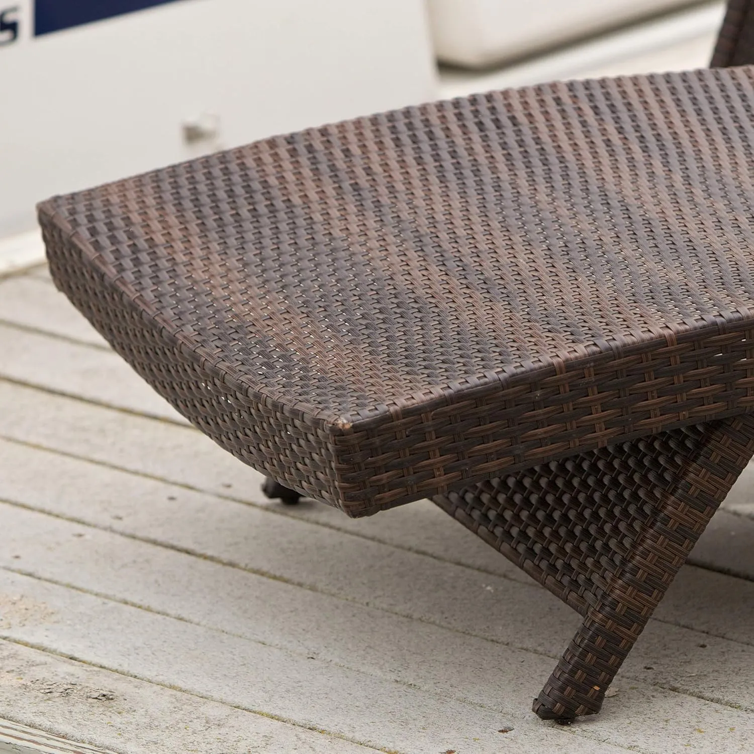 Christopher Knight Home Salem Outdoor Wicker Adjustable Chaise Lounge, Multibrown