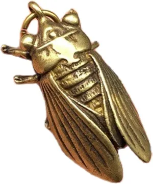 cicada Retro Solid Brass Keychain Hook Accessories Key Chains Handmade Copper keyring Wallet Chain EDC Car keychain